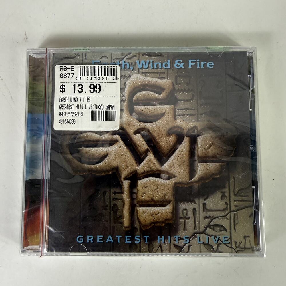 Greatest Hits Live by Earth, Wind & Fire (CD, Oct-1996, Pyramid Records) NEW!